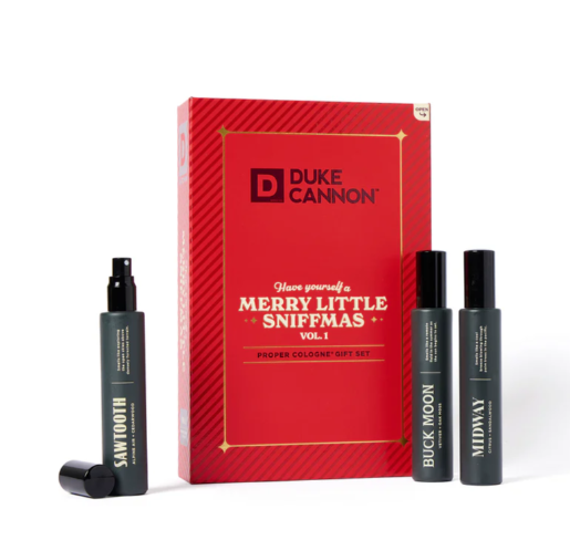 Duke Cannon Merry Little Sniffmas Cologne Gift Set - Travel-Sized Trio