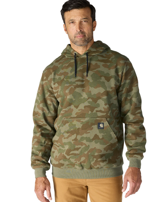 Carhartt Camo Marquette Sweatshirt - Men's Midweight Hooded Pullover - 107301