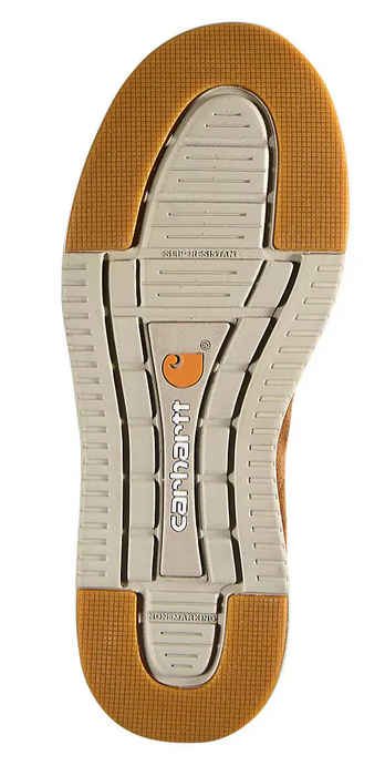 Carhartt Detroit Lined Slip On - Men's Suede Slip-Resistant Work Shoe with Sherpa Lining