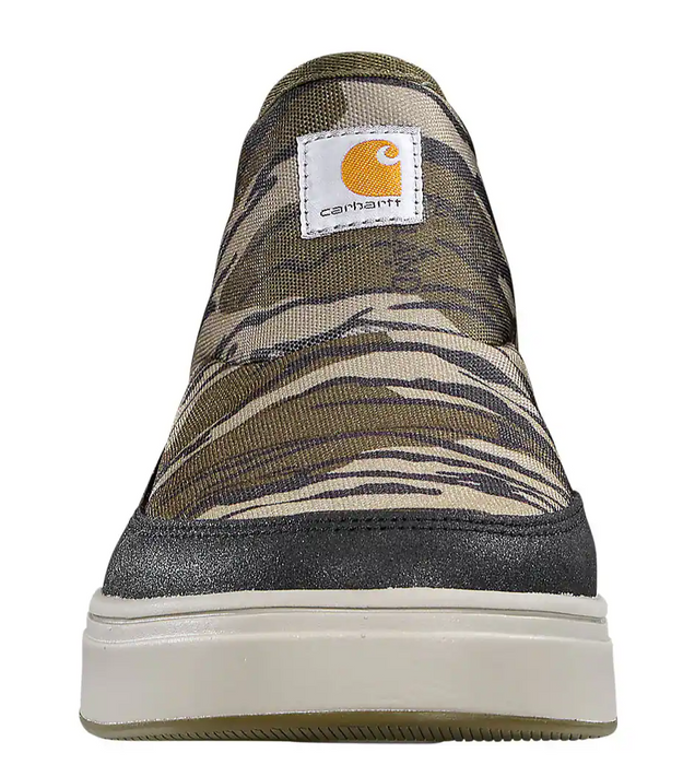 Carhartt Men's Detroit Canvas Mid Slip On Sneaker - Lightweight Comfort with Slip-Resistant Outsole