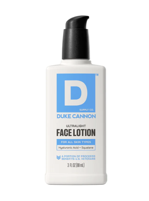 Duke Cannon Ultralight Face Lotion