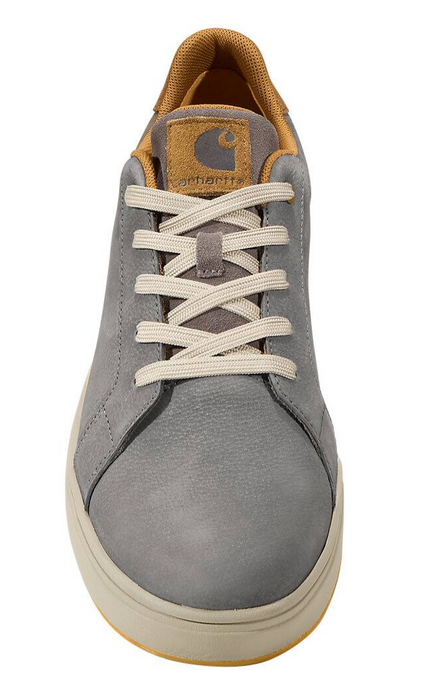 Carhartt Detroit Leather Sneaker - Dark Grey Brown | Lightweight Work Shoe with INSITE® Comfort