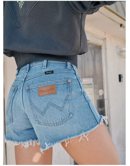Wrangler® Cowboy Short – High Rise | Women's Slim Cutoff Shorts in Riyah