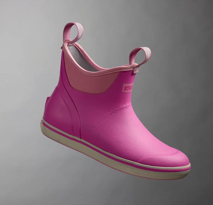 Xtra Tuff Women's Ankle Deck Boot | Waterproof Non-Slip Fishing Boot