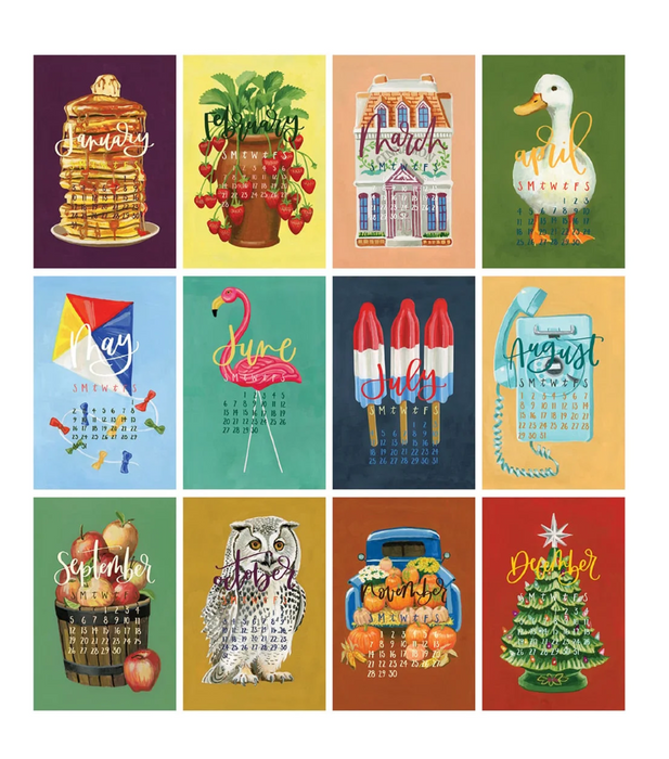 1 Canoe 2 2027 XL Calendar - I Remember When | Oversized Wall Calendar with Hand-Painted Art
