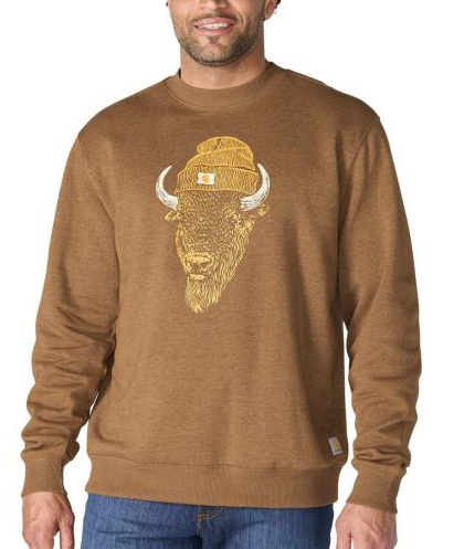Carhartt Sawyer Bison Crewneck Sweatshirt 107732