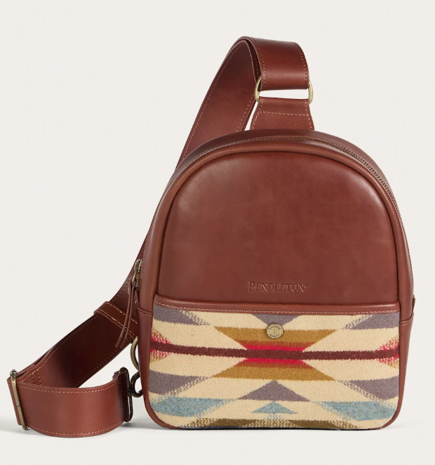 Pendleton Wyeth Trail Wool & Leather Sling Backpack