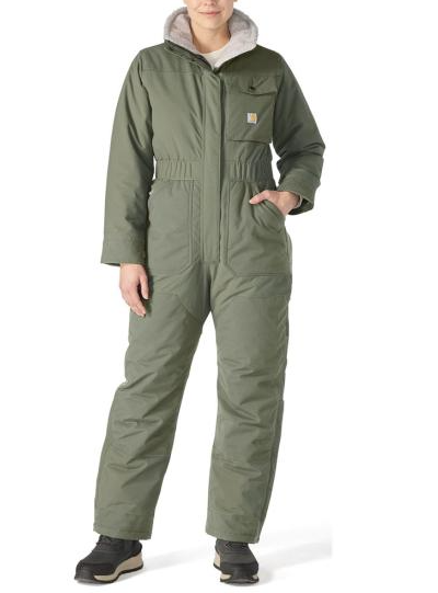 Carhartt Women's Great Lands Coverall - Dusty Olive