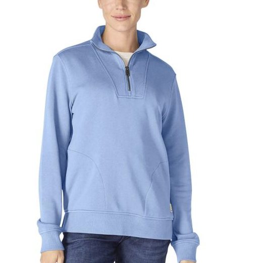 Carhartt Women's Tencel Fiber Series Relaxed Fit Half-Zip Sweatshirt 106451