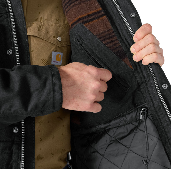 Carhartt Montana Rugged Flex® Duck Ranch Coat – Men's Insulated Work Coat