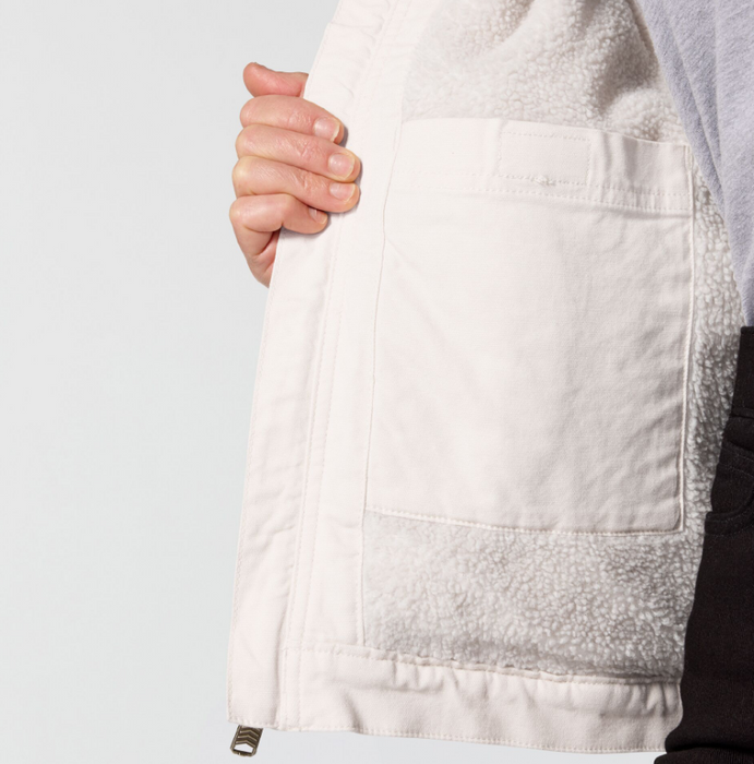 Carhartt Women's Crawford Sherpa Detroit Jacket — Rugged Flex® Stretch Canvas