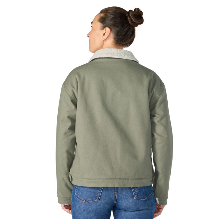 Carhartt Women's Crawford Sherpa Detroit Jacket — Rugged Flex® Stretch Canvas