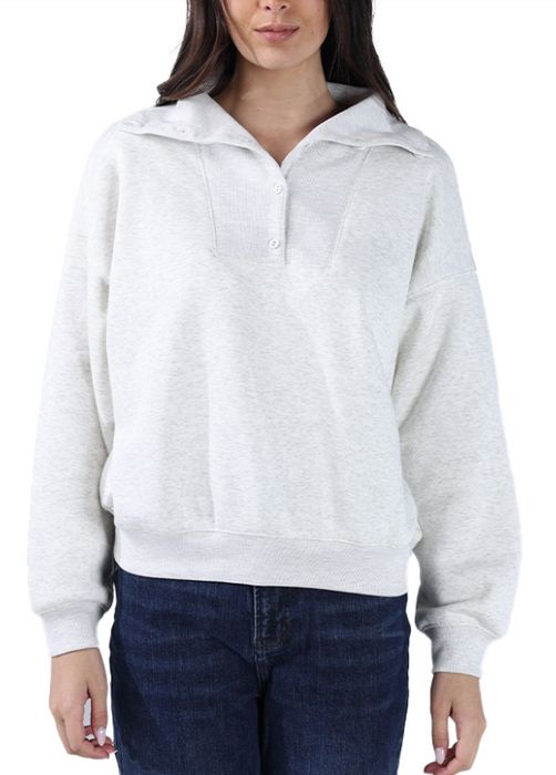The Normal Brand Fleece Buttoned Popover