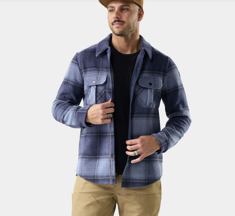 Men's Anchor Line Merino Wool Shirt Jacket