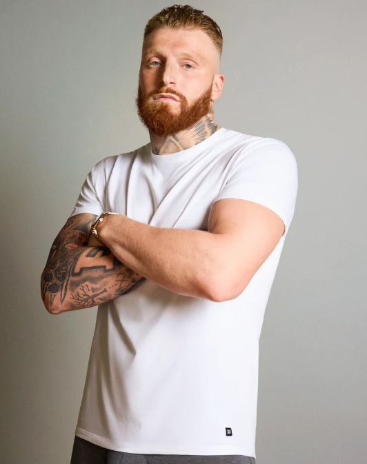 SAXX DropTemp® Dry Cotton Cooling Crew Neck Undershirt (2 Pack)