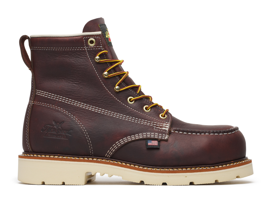 Thorogood American Heritage 6" Black Walnut Nano Moc Toe MAXWear 90 Boots