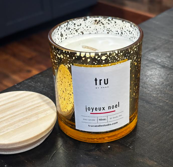 Gold Mercury Glass - Joeux Noel - 10 OZ Soy Candle
