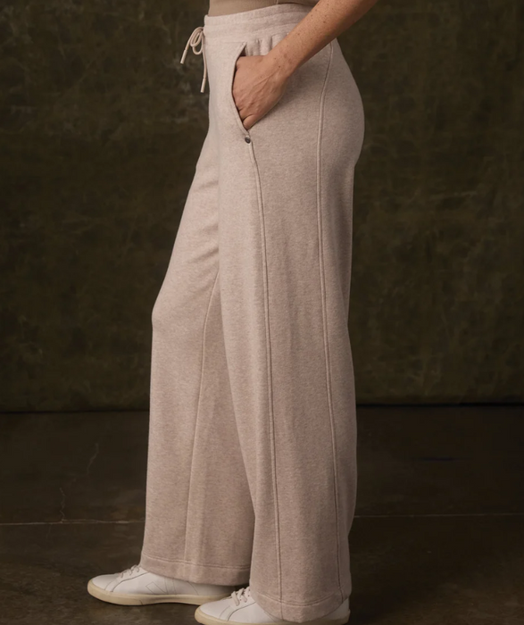 The Normal Brand Puremeso Fleece Wide-Leg Pants – Fawn