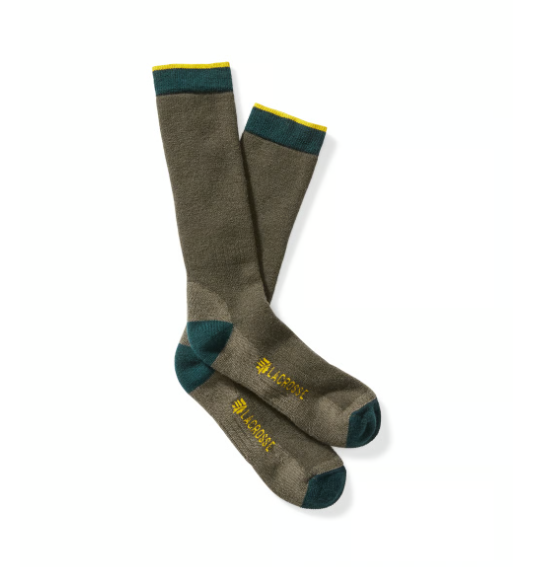 LaCrosse Classic Midweight Merino Wool Crew Socks – OD Green