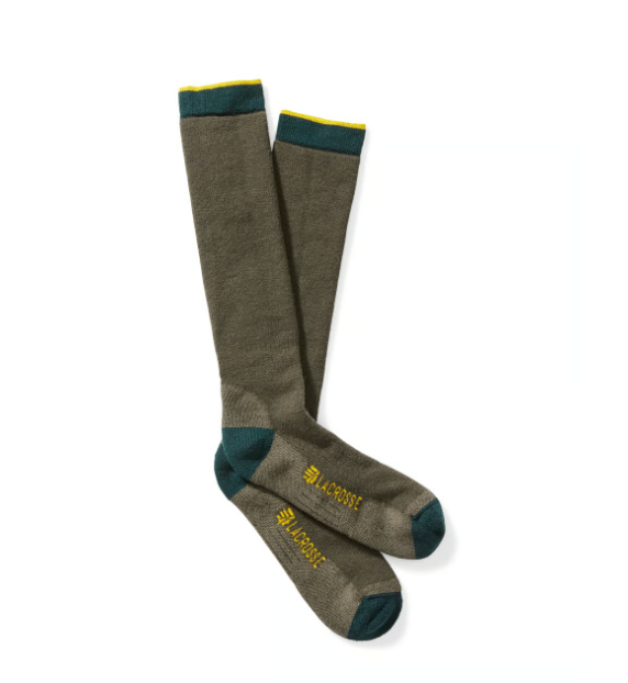 LaCrosse Classic Midweight Merino Wool Over-the-Calf Socks – OD Green