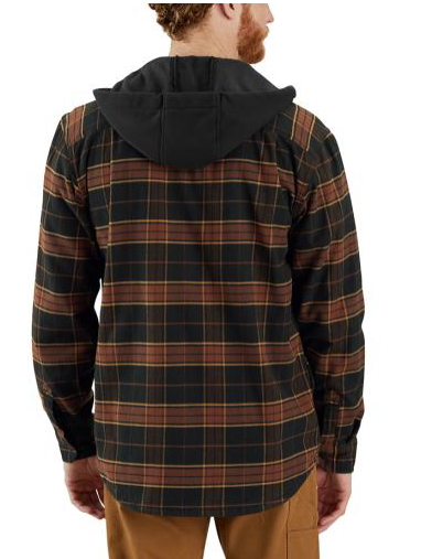 Carhartt Flannel Fleece-Lined Hooded Shirt Jac 106353