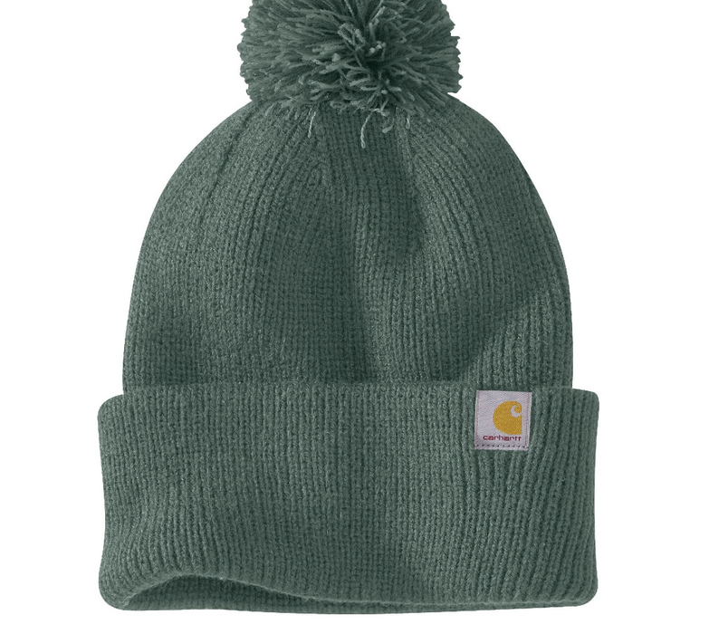 Carhartt Women's Knit Pom-Pom Cuffed Beanie