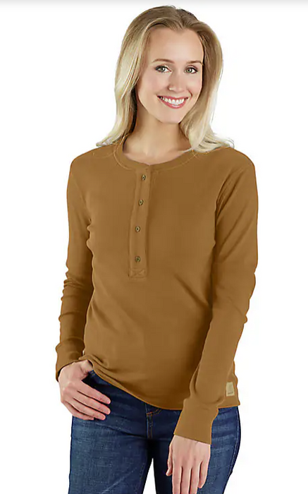 Carhartt Women's Tencel Fiber series Relaxed Henley Shirt 106480