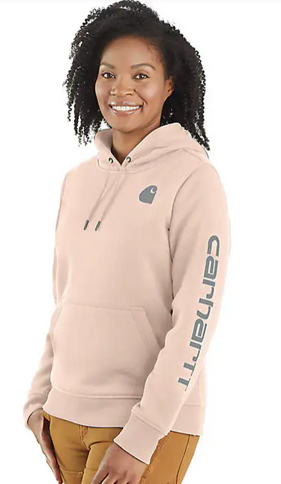 Carhartt midweight hooded logo sleeve sweatshirt shop