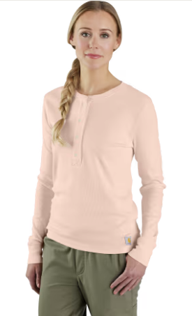 Carhartt Women's Tencel Fiber series Relaxed Henley Shirt 106480