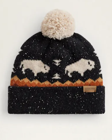 Pendleton Hat With Pom Pom