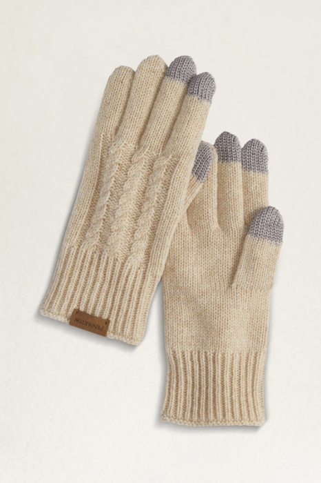 Pendleton Cable Knit Texting Gloves