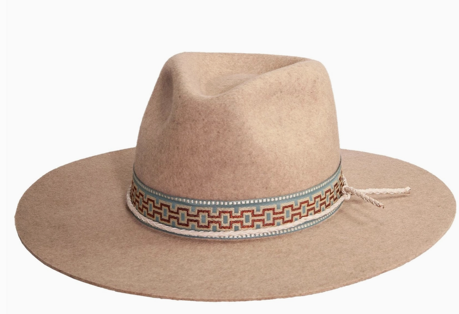 Maldives Moon Women's Wide Brim Felt Fedora