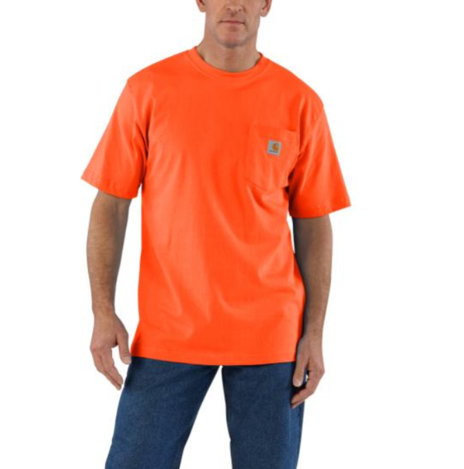 Carhartt Loose Fit Heavyweight Short-Sleeve Pocket T-Shirt Neon Colors K87