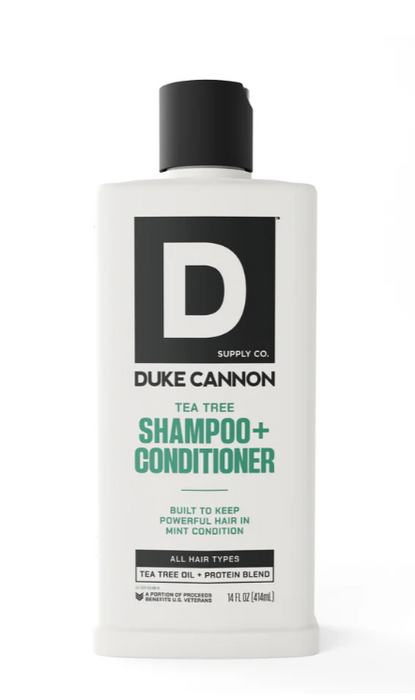 Duke Cannon Shampoo + Conditioner