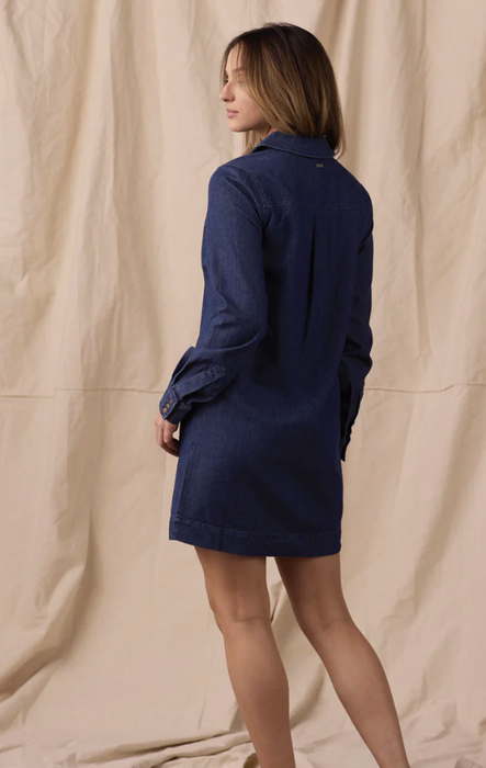 The Normal Brand Women's Lightweight Denim Mariner Dress