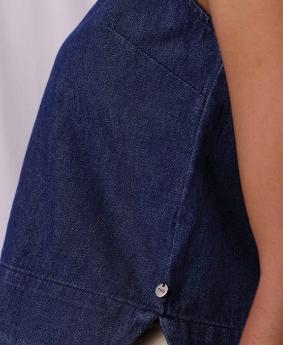 The Normal Brand Women's Lightweight Denim Mariner Top