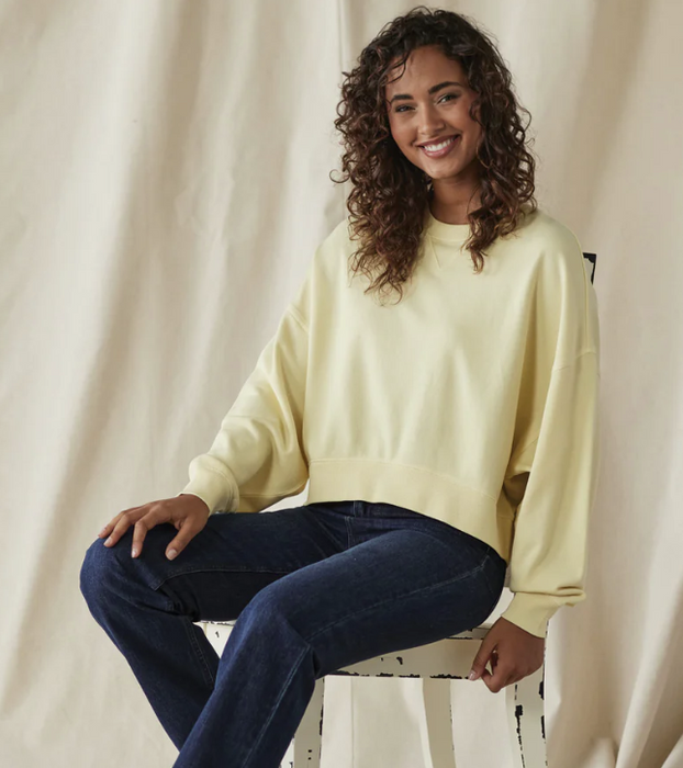 The Normal Brand Women's Cole Terry Vintage Crewneck
