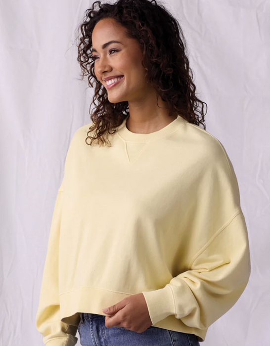 The Normal Brand Women's Cole Terry Vintage Crewneck