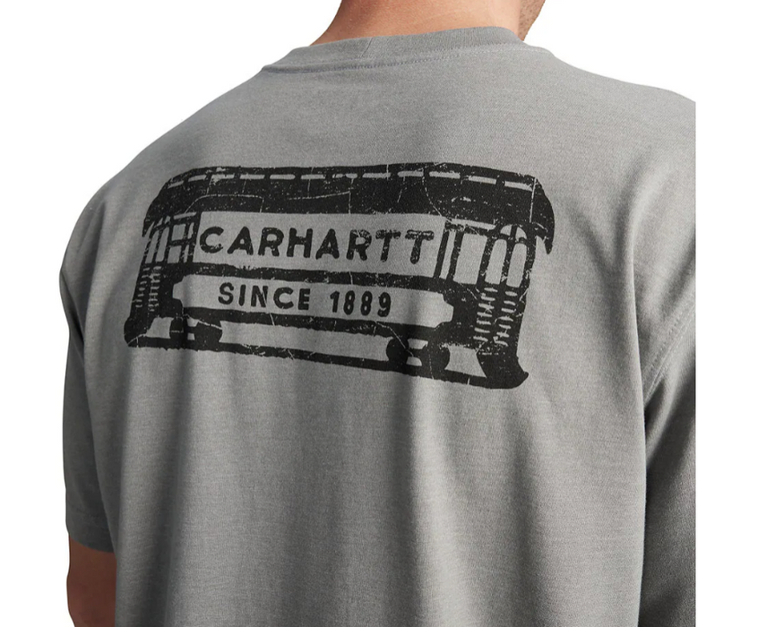 Carhartt Men's Relaxed Fit Lightweight Short-Sleeve Pocket Street Car Graphic T-Shirt