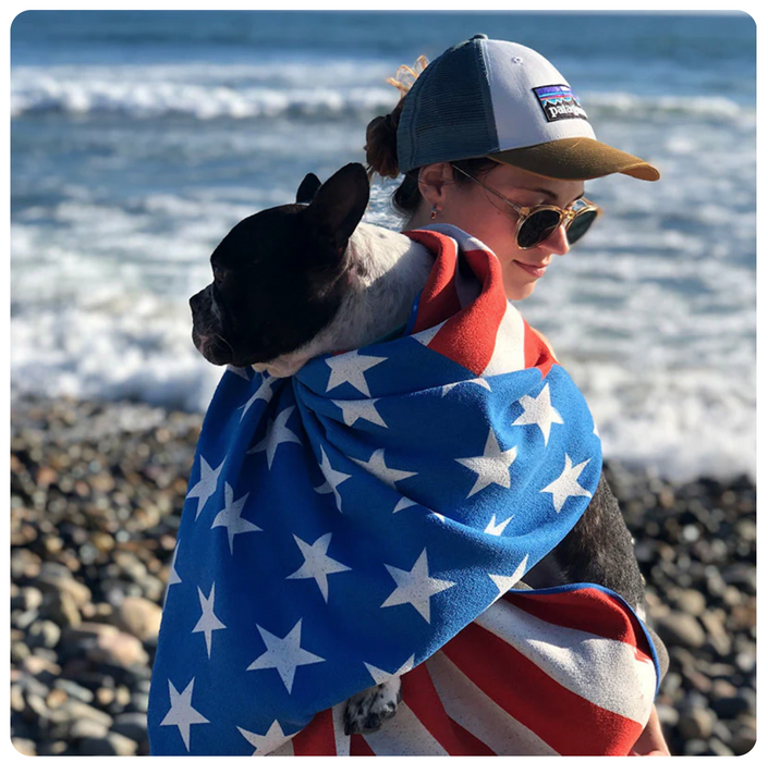 Nomadix American Flag Towel - The Only Travel Towel You Need