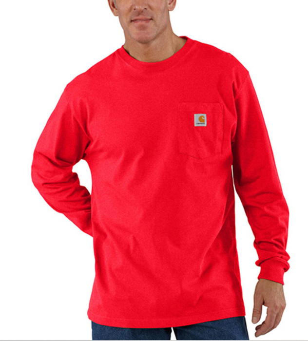 Carhartt Long Sleeve Workwear Crewneck T-Shirt K126 - DISCONTINUED