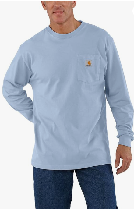 Carhartt Long Sleeve Workwear Crewneck T-Shirt K126 - DISCONTINUED