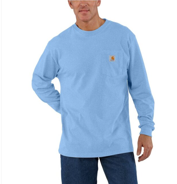 Carhartt Long Sleeve Workwear Crewneck T-Shirt K126 - DISCONTINUED