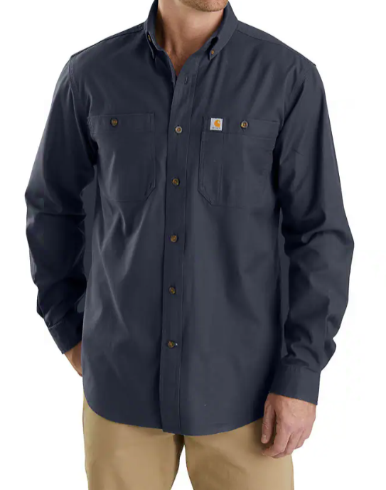 Carhartt Relaxed Fit Midweight Canvas Long-Sleeve Shirt - 103554