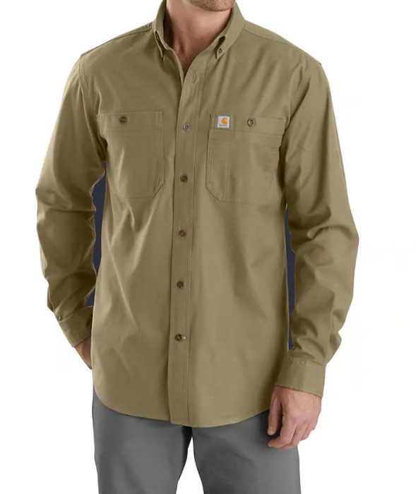 Carhartt Relaxed Fit Midweight Canvas Long-Sleeve Shirt - 103554