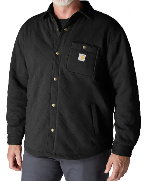 Carhartt Rain Defender Quilted Shirt Jac 107270 - Water Repellent Carhartt Rain Defender Quilted Shirt Jac 107270 - Water Repellent