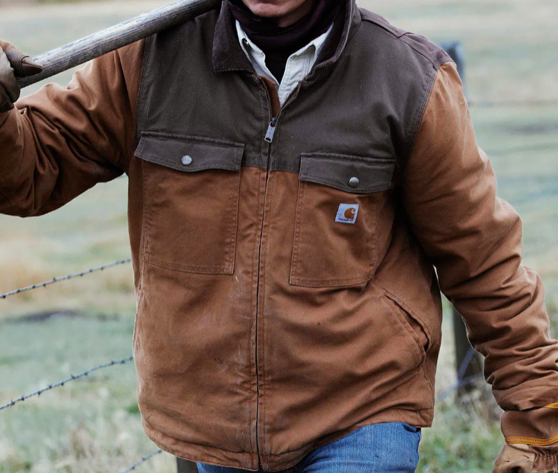 Carhartt Men's Montana Rugged Flex Duck Insulated Western Jacket - Level 2 Warmth Rating - 106432