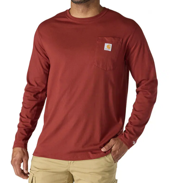 Carhartt Force Relaxed Fit Long-Sleeve Pocket T-Shirt - 106656