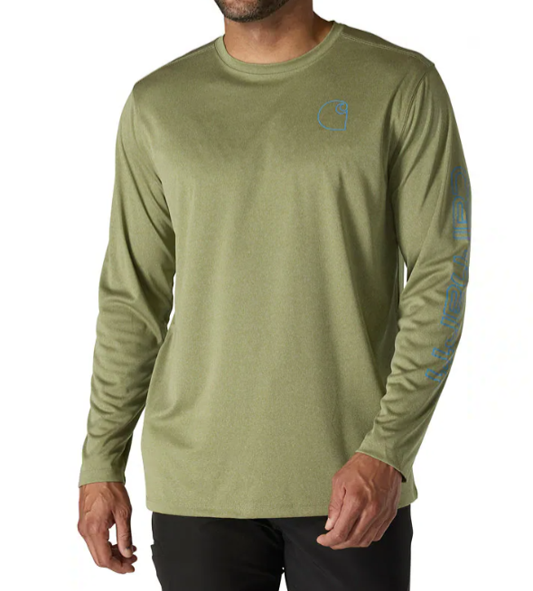 Carhartt Force Sun Defender Lightweight Long-Sleeve Logo Graphic T-Shirt 106164 2024 Colors