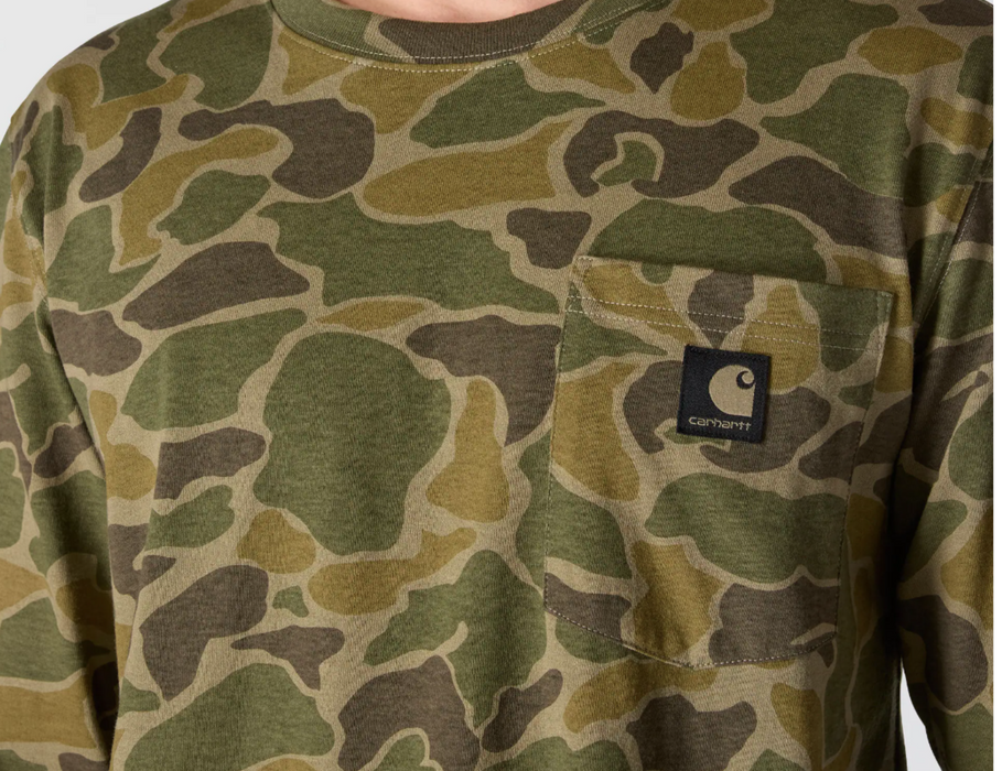 Carhartt Men's Heavyweight Long-Sleeve Camo Graphic Tee - 107043